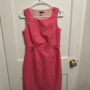 L.L. Bean Pink Midi Dress